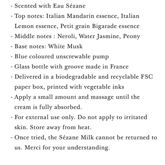 💕 Sezane Body Lotion - Picture 3 of 4